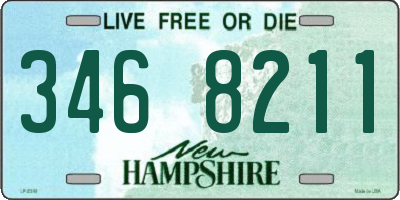 NH license plate 3468211