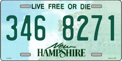 NH license plate 3468271