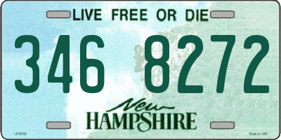 NH license plate 3468272