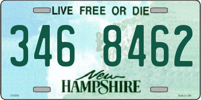 NH license plate 3468462
