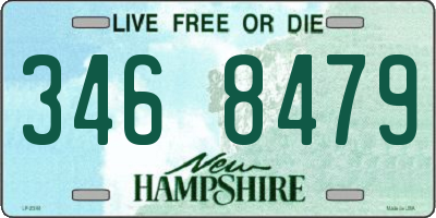 NH license plate 3468479