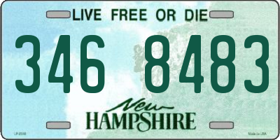 NH license plate 3468483