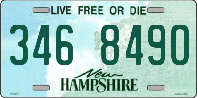 NH license plate 3468490