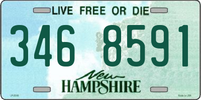 NH license plate 3468591