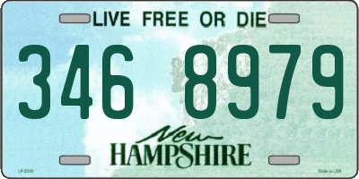 NH license plate 3468979