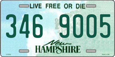 NH license plate 3469005