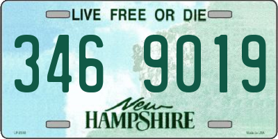 NH license plate 3469019