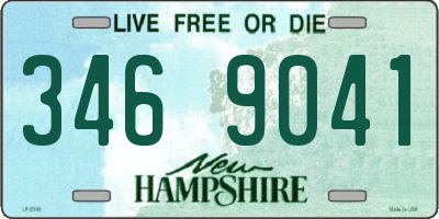 NH license plate 3469041