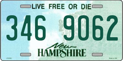 NH license plate 3469062