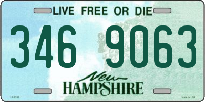 NH license plate 3469063