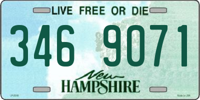 NH license plate 3469071