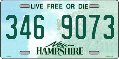 NH license plate 3469073
