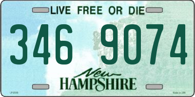 NH license plate 3469074