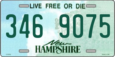 NH license plate 3469075