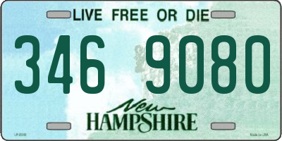 NH license plate 3469080
