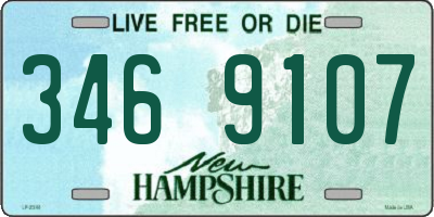 NH license plate 3469107