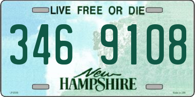 NH license plate 3469108