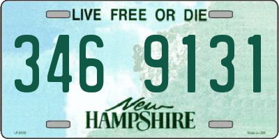 NH license plate 3469131