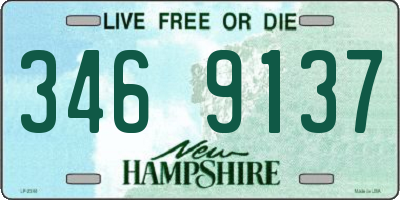 NH license plate 3469137