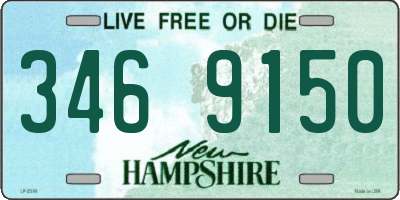NH license plate 3469150