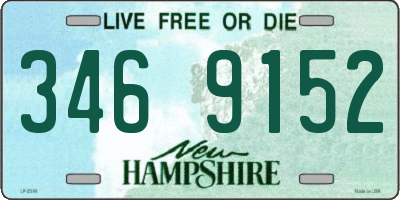 NH license plate 3469152