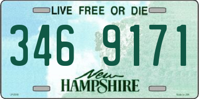 NH license plate 3469171