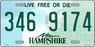 NH license plate 3469174
