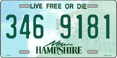 NH license plate 3469181