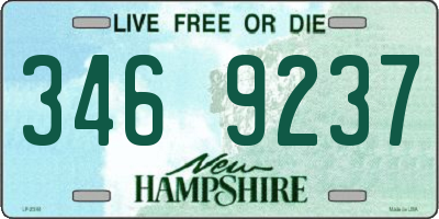 NH license plate 3469237
