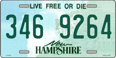 NH license plate 3469264