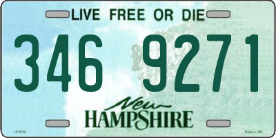 NH license plate 3469271