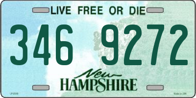 NH license plate 3469272