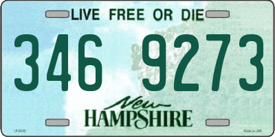 NH license plate 3469273