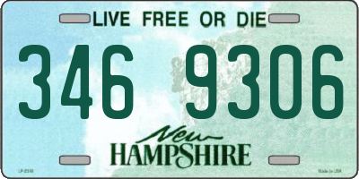 NH license plate 3469306