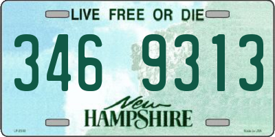 NH license plate 3469313