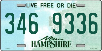 NH license plate 3469336