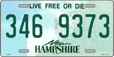 NH license plate 3469373