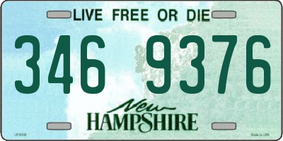NH license plate 3469376