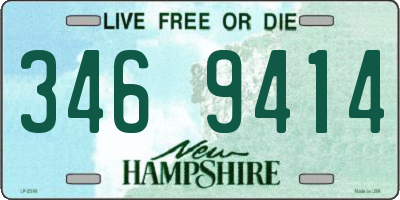 NH license plate 3469414