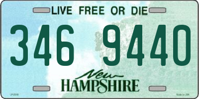 NH license plate 3469440
