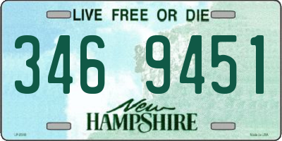 NH license plate 3469451