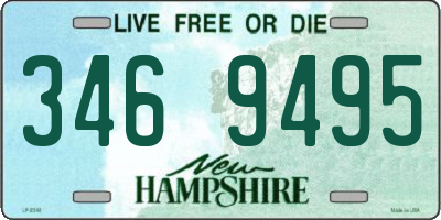 NH license plate 3469495
