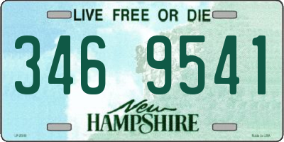 NH license plate 3469541