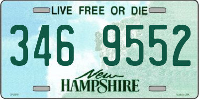 NH license plate 3469552