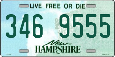 NH license plate 3469555