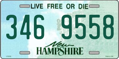 NH license plate 3469558