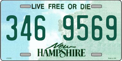 NH license plate 3469569