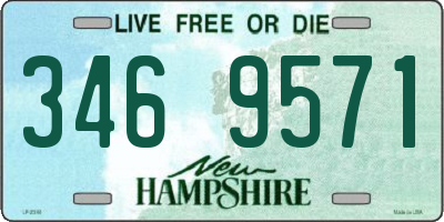 NH license plate 3469571