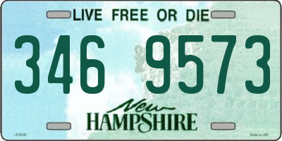 NH license plate 3469573