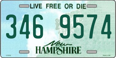 NH license plate 3469574